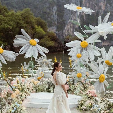 Decorat nunta Flori din hartie